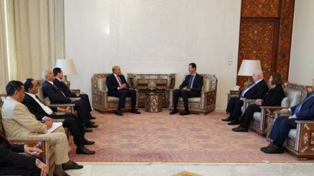 Λιβυκή αποστολή συνδεδεμένη με Χάφταρ επισκέφθηκε την Δαμασκό