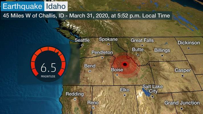 ΗΠΑ: Σεισμός 6,5 βαθμών σε απομακρυσμένη περιοχή του Άινταχο