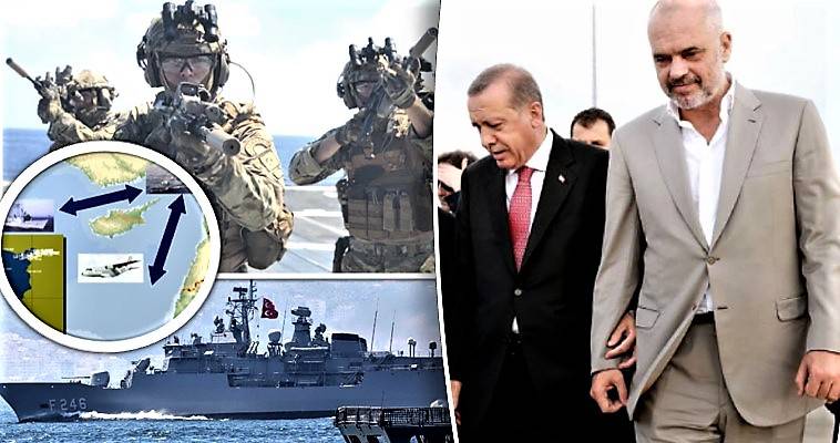 Στο πλευρό της Τουρκίας το αλβανικό ναυτικό – Έκθετη η Αθήνα