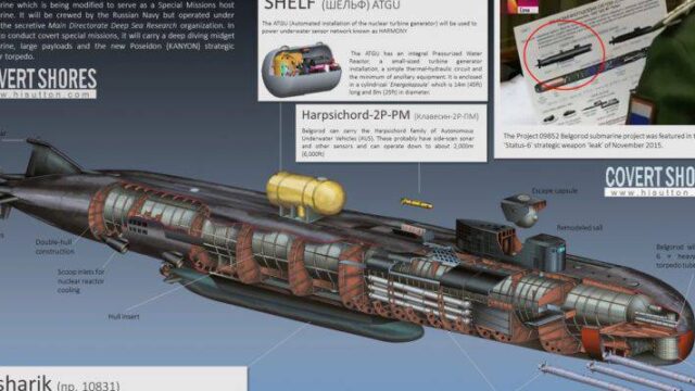Συνέχεια δοκιμών στο ρωσικό υποβρύχιο, φορέα πυρηνοκίνητων drone (vid.)