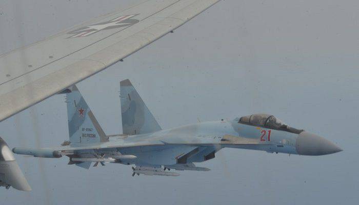 Νέα “μη ασφαλής” αναχαίτιση αμερικανικού Ρ-8 από ρωσικά Su-35 (vid.)