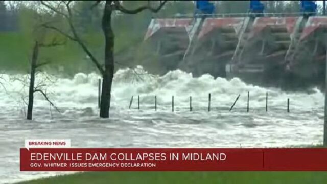 Δύο φράγματα κατέρρευσαν στο Μίσιγκαν των ΗΠΑ… εκκένωση (vid.)