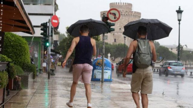 Θεσσαλονίκη: Ισχυρή βροχόπτωση