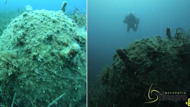 Νάρκη του Β’ Παγκοσμίου Πολέμου στο βυθό των Συβότων