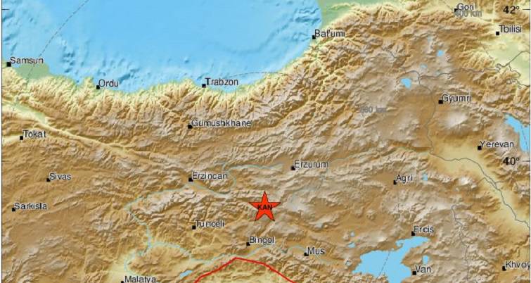 5,9 Ρίχτερ στην ανατολική Τουρκία – Τρεις τραυματίες μέχρι στιγμής