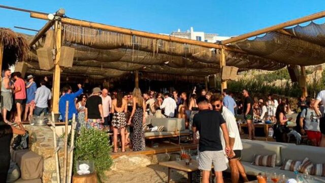 Δίμηνο λουκέτο σε μυκονιάτικο beach bar για μη τήρηση μέτρων