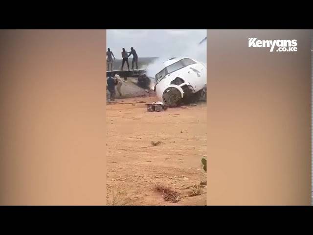 Ένα γαϊδουράκι “κατέρριψε” κενυατικό μεταφορικό αεροσκάφος (vid.)