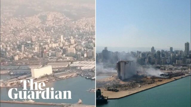 Η Βηρυτός πριν και μετά την έκρηξη