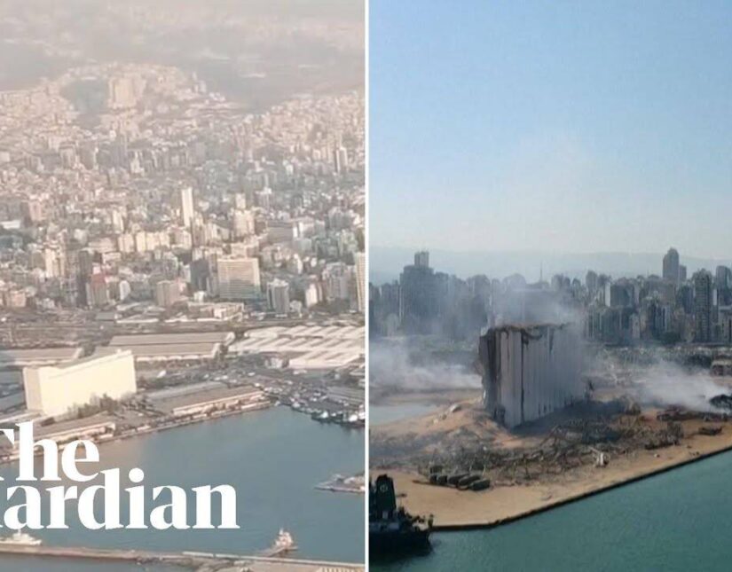Η Βηρυτός πριν και μετά την έκρηξη