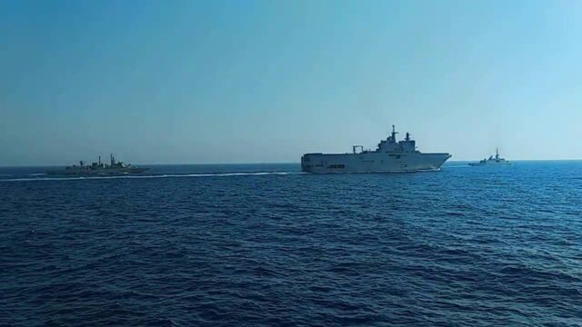 Ελλάδα-Γαλλία απαντούν στον Ερντογάν: Ελικοπτεροφόρο, φρεγάτες (BINTEO)