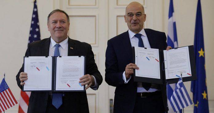 The Greek media underscored in all tones the political symbolism of Pompeo's visit, but if we scratch the surface a little we will not find much