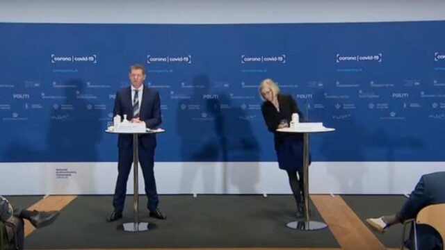 Η στιγμή της λιποθυμίας της επικεφαλής του Οργανισμού Φαρμάκων της Δανίας