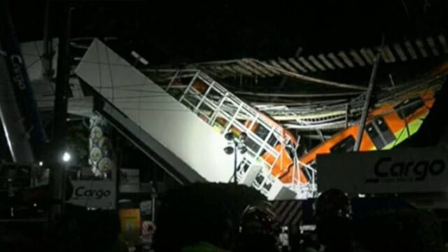 Κατάρρευση τμήματος του μετρό στο Μεξικό με νεκρούς και τραυματίες