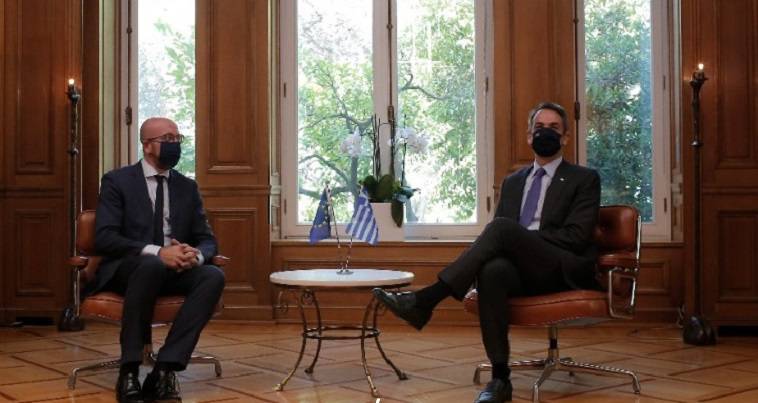Τι είπαν Μητσοτάκης και Σαρλ Μισέλ για τα ελληνοτουρκικά και το μέλλον της ΕΕ, slpress