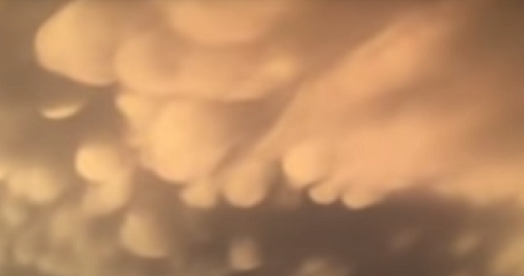 Τα παράξενα σύννεφα mammatus στην Λάρισα