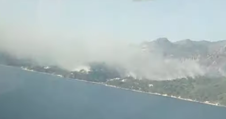 Συνεχίζεται η μάχη με τις φλόγες στην Σάμο – Βίντεο από το εσωτερικό του Μπέριεφ