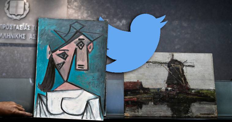 Πάρτι στο twitter για την πτώση του πινάκα του Πικάσο