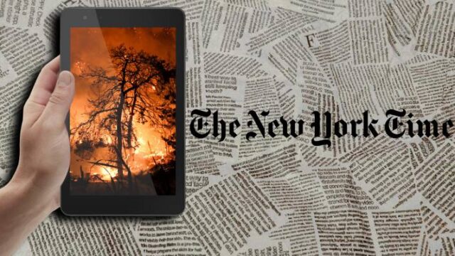Kαύσωνας και φωτιές μας έκαναν θέμα και στους New York Times