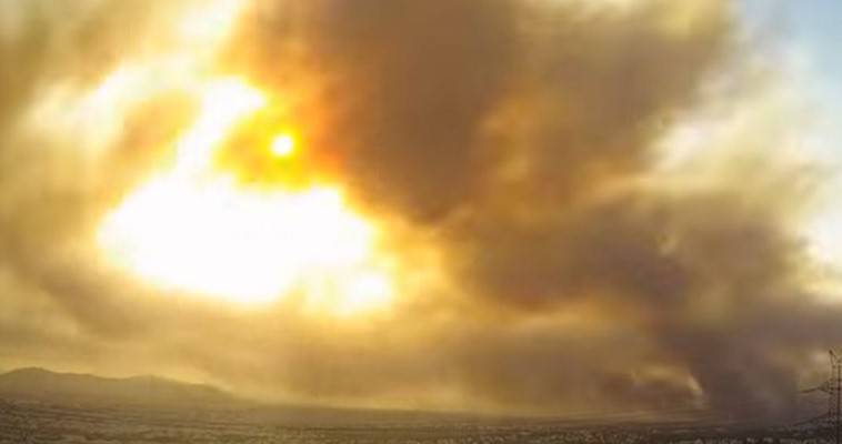 Τo χρονικό διάστημα της έξαρξης της φωτιάς στην Βαρυμπόμπη (video)