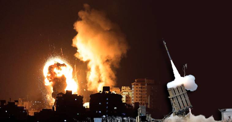 H ισραηλινή αεροπορία βομβαρδίζει τη Γάζα (video)