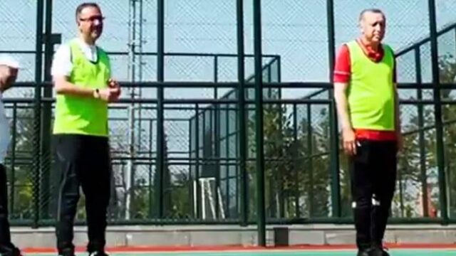 Ο Ερντογάν παίζει μπάσκετ για να δείξει ότι είναι υγιής (video)