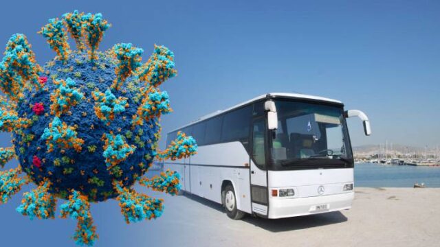 Ένα λεωφορείο Έλληνες με Covid στη Βενετία