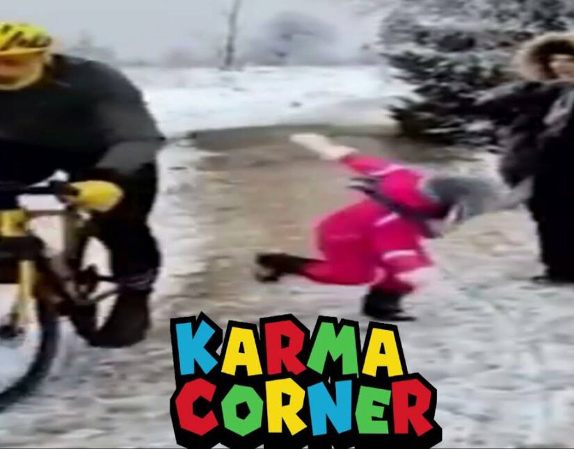 “Γονατιά” ποδηλάτη σε πεντάχρονο κορίτσι (video)