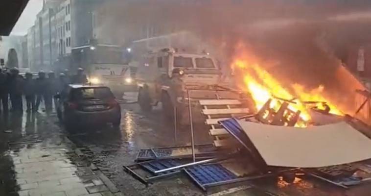 Διαμαρτυρίες και στο Βέλγιο κατά των νέων μέτρων (video)