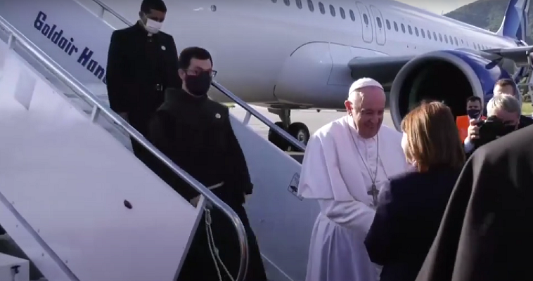 Στη Λέσβο ο Πάπας Φραγκίσκος (video)