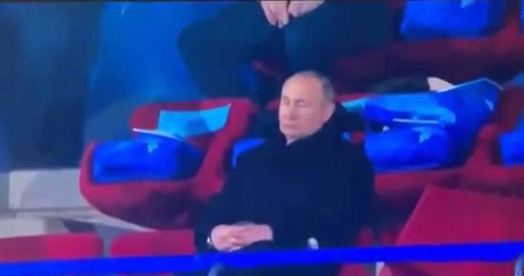 Ολυμπιακοί Αγώνες: Ο Πούτιν έκανε ότι τον πήρε ο ύπνος (video)