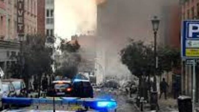 Έκρηξη από διαρροή αερίου σε πολυκατοικία στη Μαδρίτη,