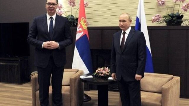 Συμφωνία Πούτιν- Βούτσιτς για ρωσικό φυσικό αέριο στη Σερβία