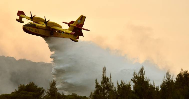 Υπό μερικό έλεγχο η φωτιά στην Εύβοια - Ολονύκτια μάχη με τις φλόγες (video),