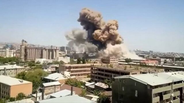 Έκρηξη με δεκάδες τραυματίες σε εργοστάσιο στην Αρμενία
