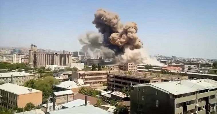 Έκρηξη με δεκάδες τραυματίες σε εργοστάσιο στην Αρμενία