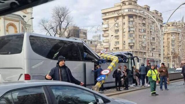 Βίντεο από το τραγικό δυστύχημα με το λεωφορείο στο Βουκουρέστι