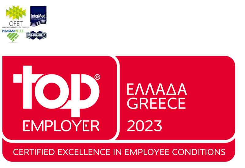 Οι UNI-PHARMA ABEE & InterMed, Top Employers 2023 στην Ελλάδα