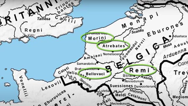 Καίσαρας εναντίον Βέλγων – Πως συνέτριψε την άγρια φυλή των Νερβίων