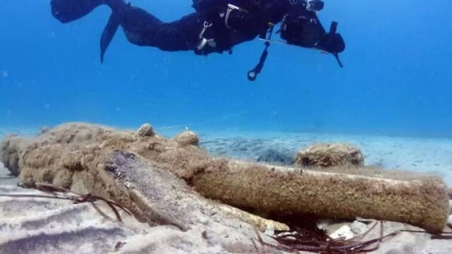 Στο βυθό κανόνια και καριοφίλι από την επανάσταση του Εμμ. Παπά στη Μακεδονία