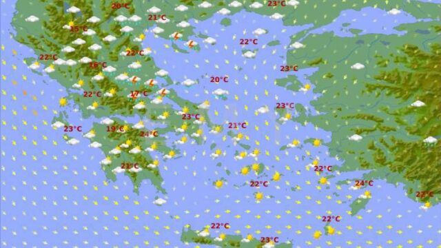 Επιδείνωση του καιρού με βροχές και καταιγίδες προβλέπει η ΕΜΥ,