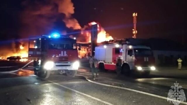 Πολύνεκρη έκρηξη σε δεξαμενές καυσίμων στο Νταγκεστάν της Ρωσίας,
