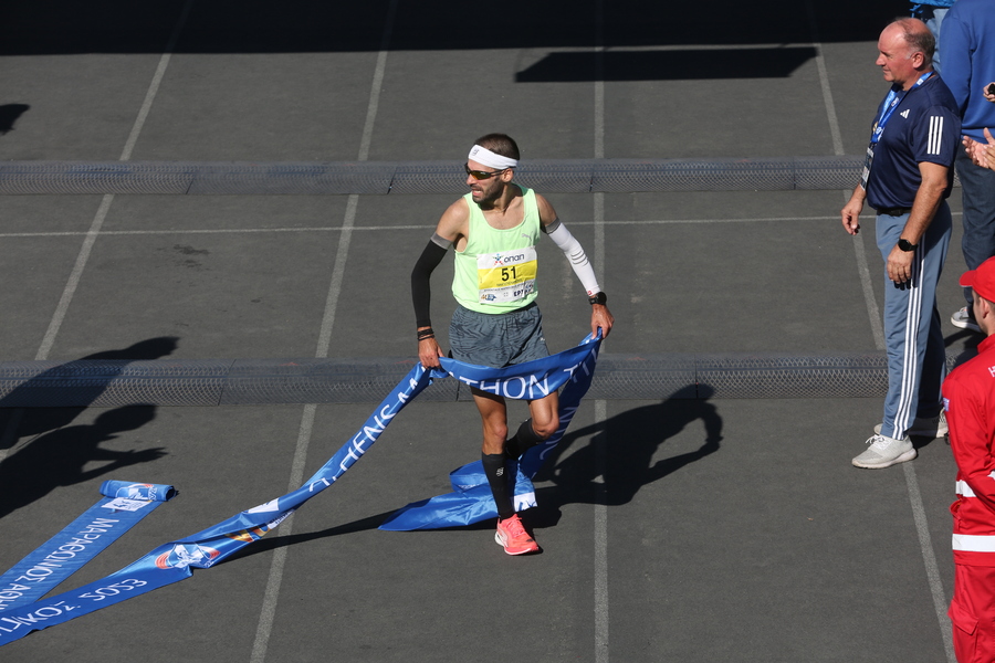 Ο Έλληνας αθλητής Παναγιώτης Καραΐσκος.