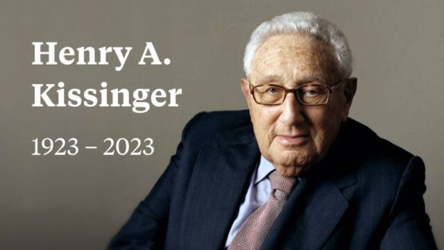 Πέθανε σε ηλικία 100 ετών ο Χένρι Κίσινγκερ,