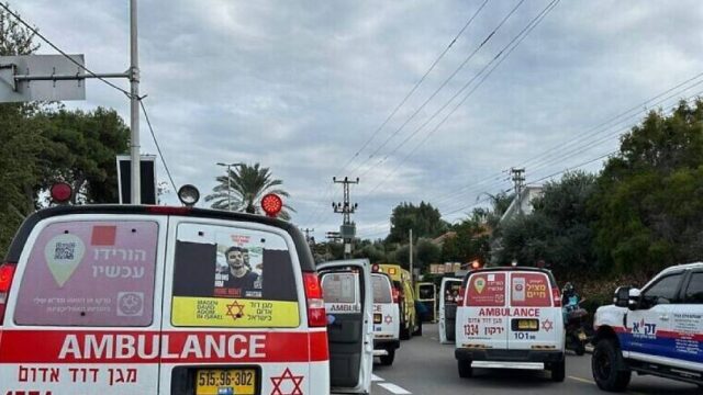 Νέο σοκ στο Ισραήλ από την επίθεση αγνώστου με κλεμμένο ΙΧ κοντά στο Τελ Αβίβ,