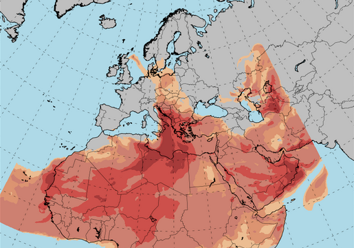 Υποχωρεί κάπως η αφρικανική σκόνη που “έπνιξε” την Ελλάδα – Νέο κύμα από Δευτέρα
