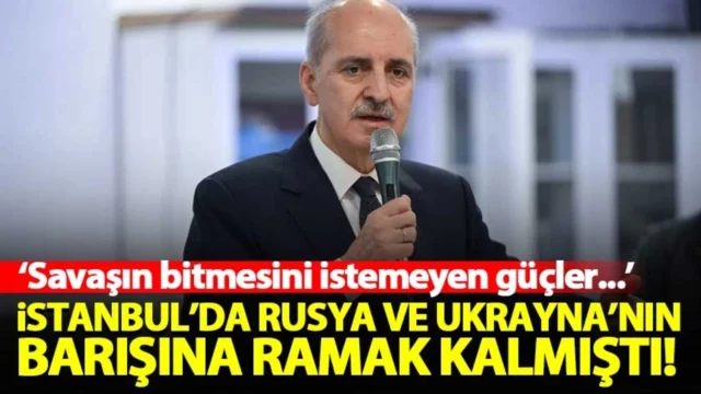Πρόεδρος τουρκικής Βουλής: “Τα είχαν βρει” Ρωσία και Ουκρανία, όμως κάποιοι δεν ήθελαν να τελειώσει ο πόλεμος