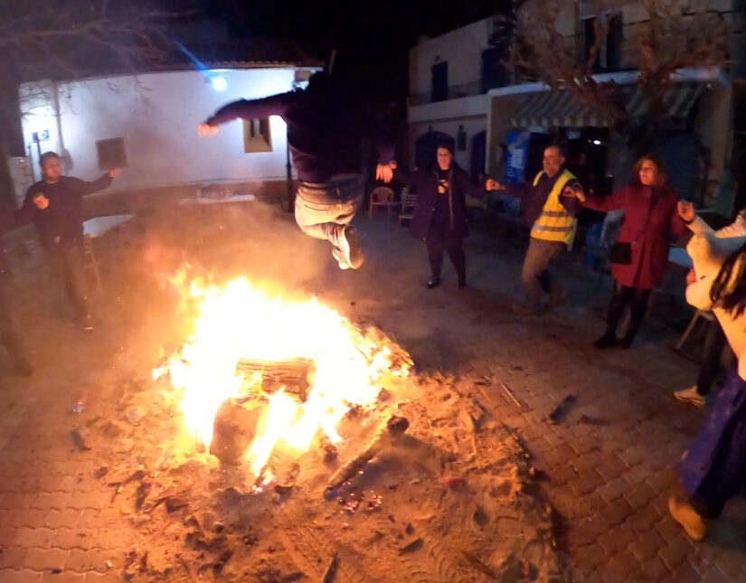 Το έθιμο της Τούμπας – Εορτασμός της Αποκριάς στο Λιθί της Χίου, Νίκος Ζάππας