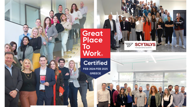 Πιστοποίηση Great Place to Work®, για 2η συνεχόμενη χρονιά, για τις εταιρίες EFA VENTURES, SCYTALYS, ES SYSTEMS 