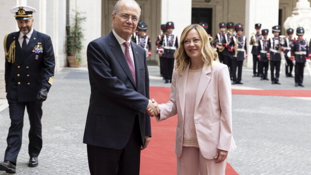 Ιταλία: Συνάντηση Μελόνι με τον πρωθυπουργό της Παλαιστινιακής Αρχής