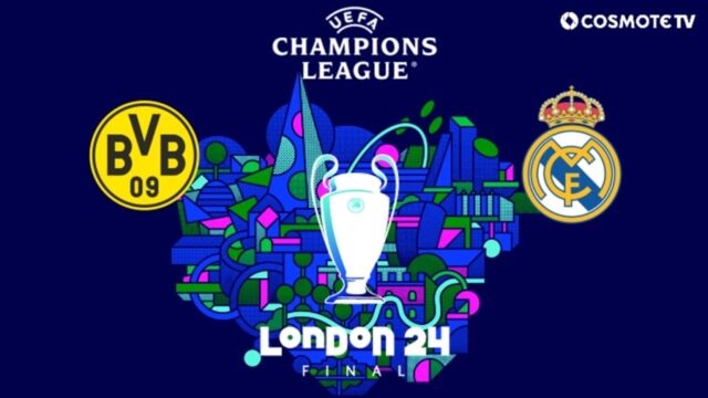 UEFA Champions League: Ο μεγάλος τελικός Ντόρτμουντ-Ρεάλ  Μαδρίτης «παίζει» στην COSMOTE TV